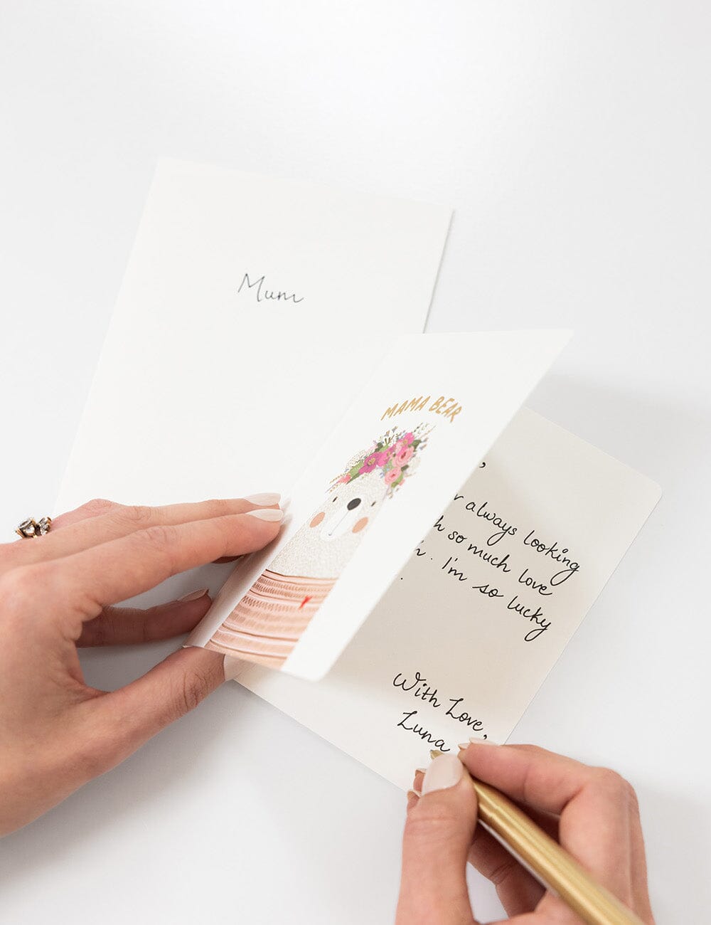 Mama Bear greeting card Greeting Cards Bespoke Letterpress 