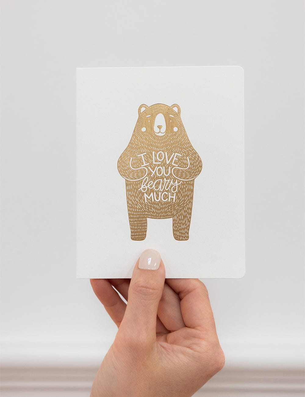 I Love You Beary Much Greeting Card
