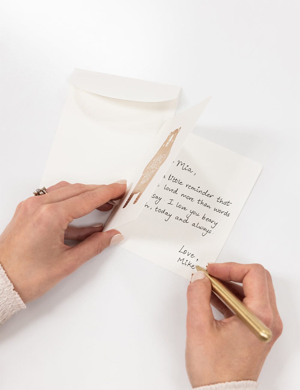 I Love You Beary Much Greeting Card
