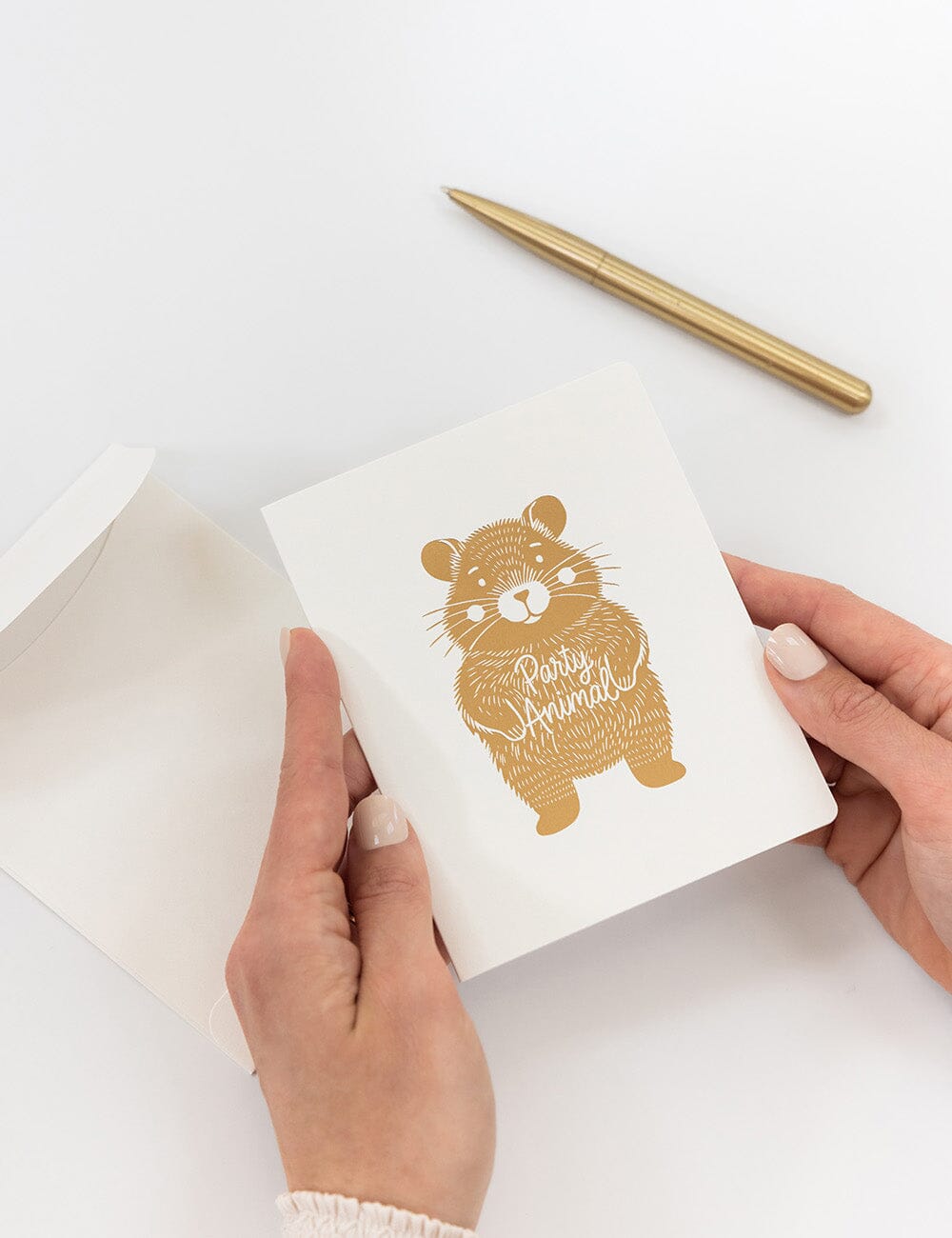Party Animal Greeting Card - Hampster