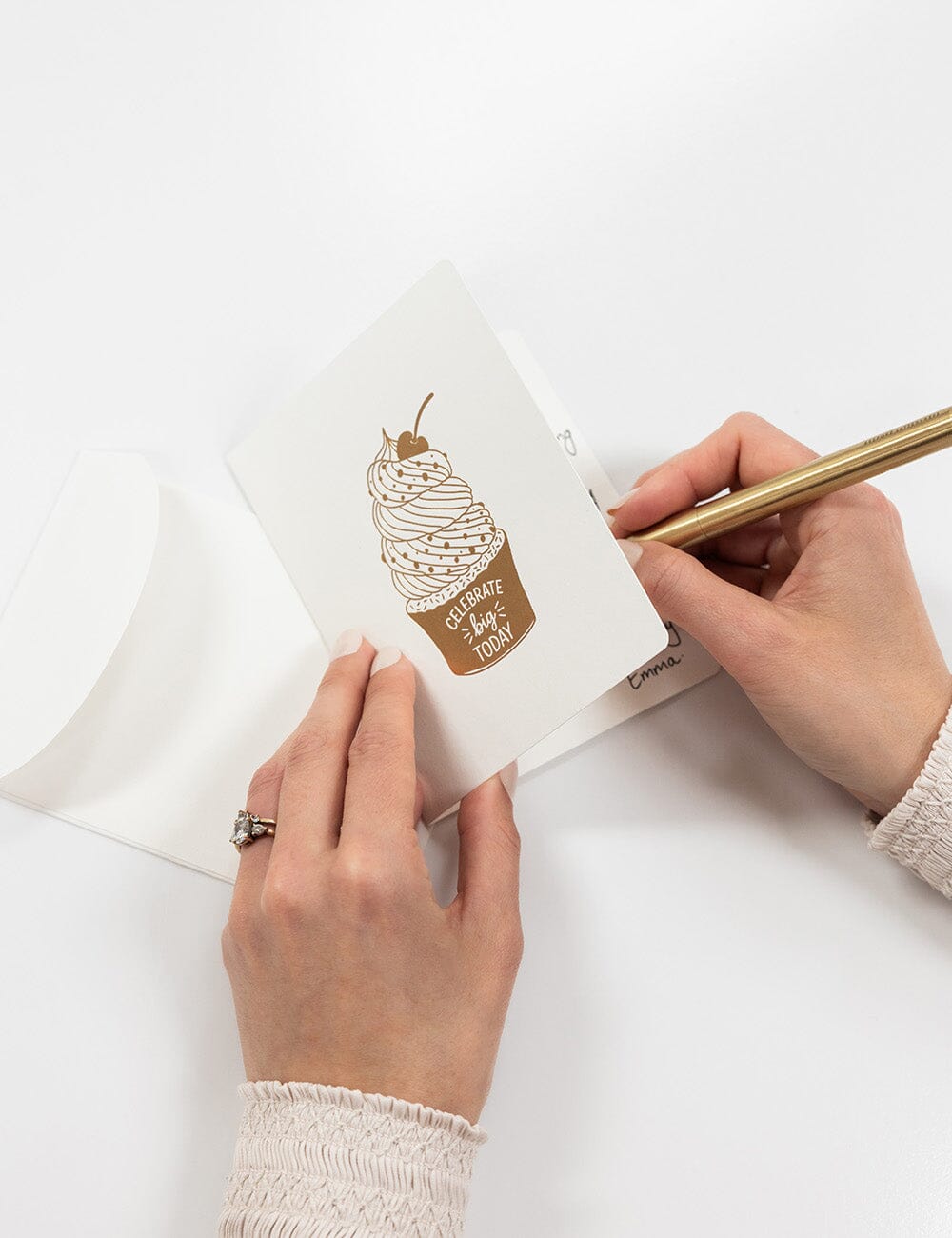 Celebrate Big Today Greeting Card - Ice cream