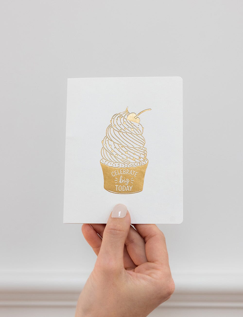 Celebrate Big Today Greeting Card - Ice cream