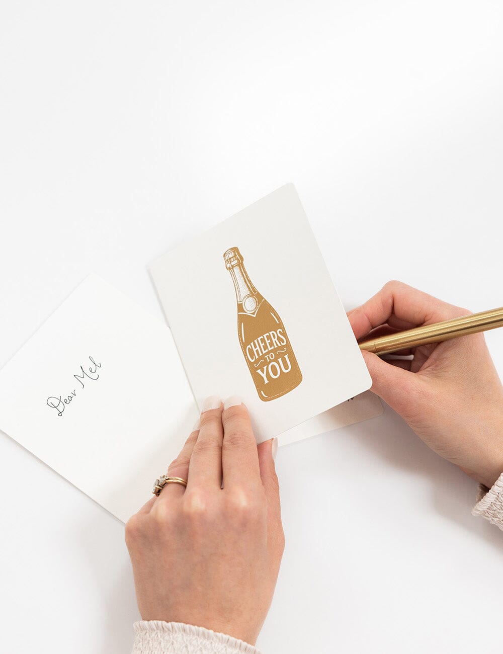 Cheers to you Greeting Card - Champagne