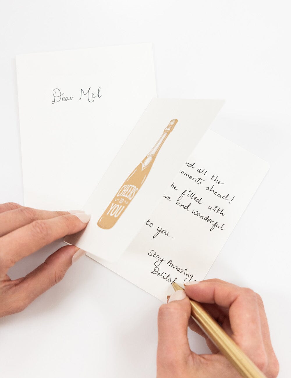 Cheers to you Greeting Card - Champagne