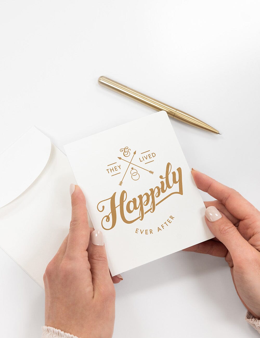 And they lived happily ever after Greeting Card Greeting Cards Bespoke Letterpress 