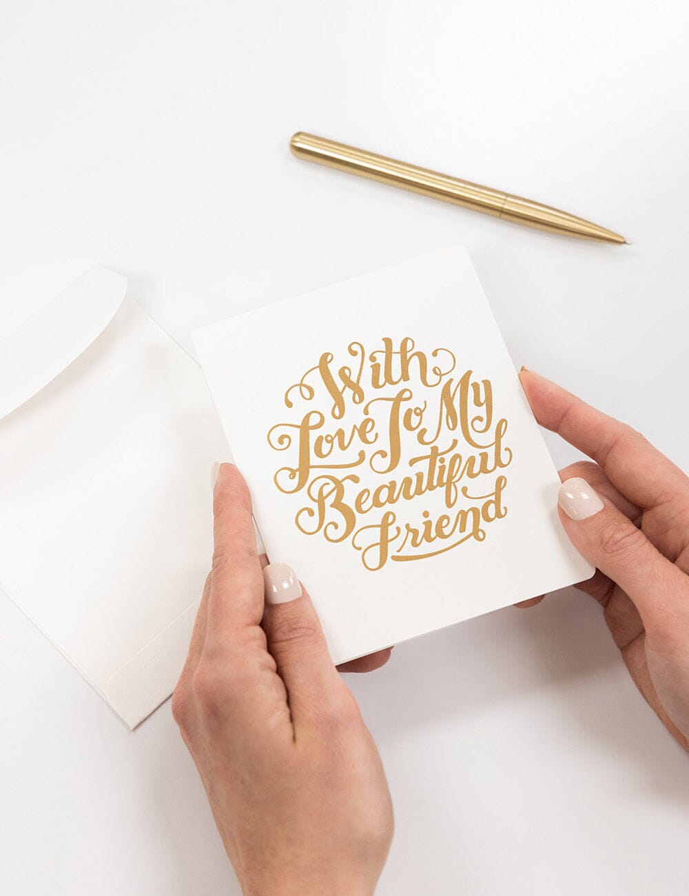 With love to my beautiful Friend Greeting Card