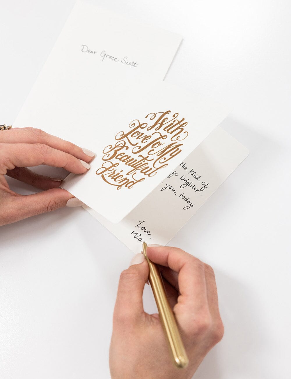 With love to my beautiful Friend Greeting Card