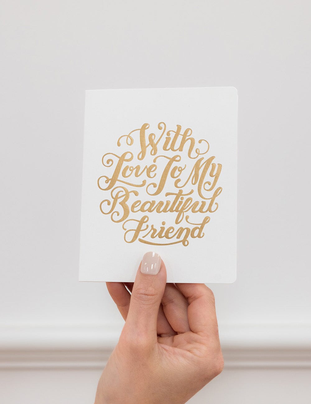 With love to my beautiful Friend Greeting Card