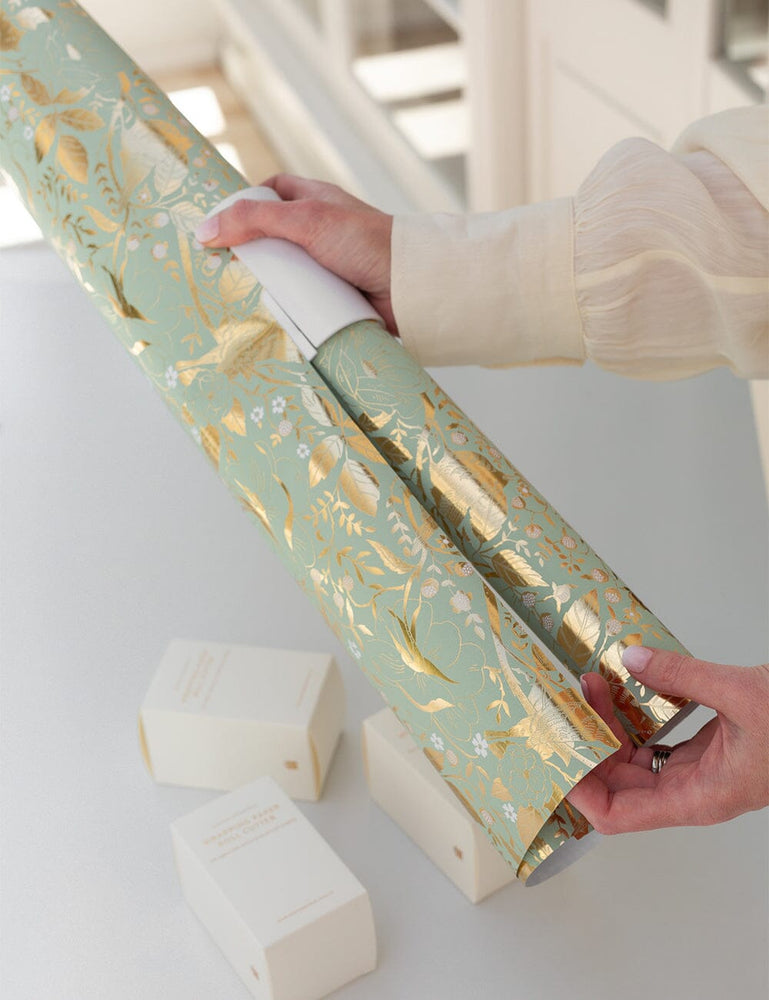 Wrapping Paper Roll Cutter Gift Bespoke Letterpress 
