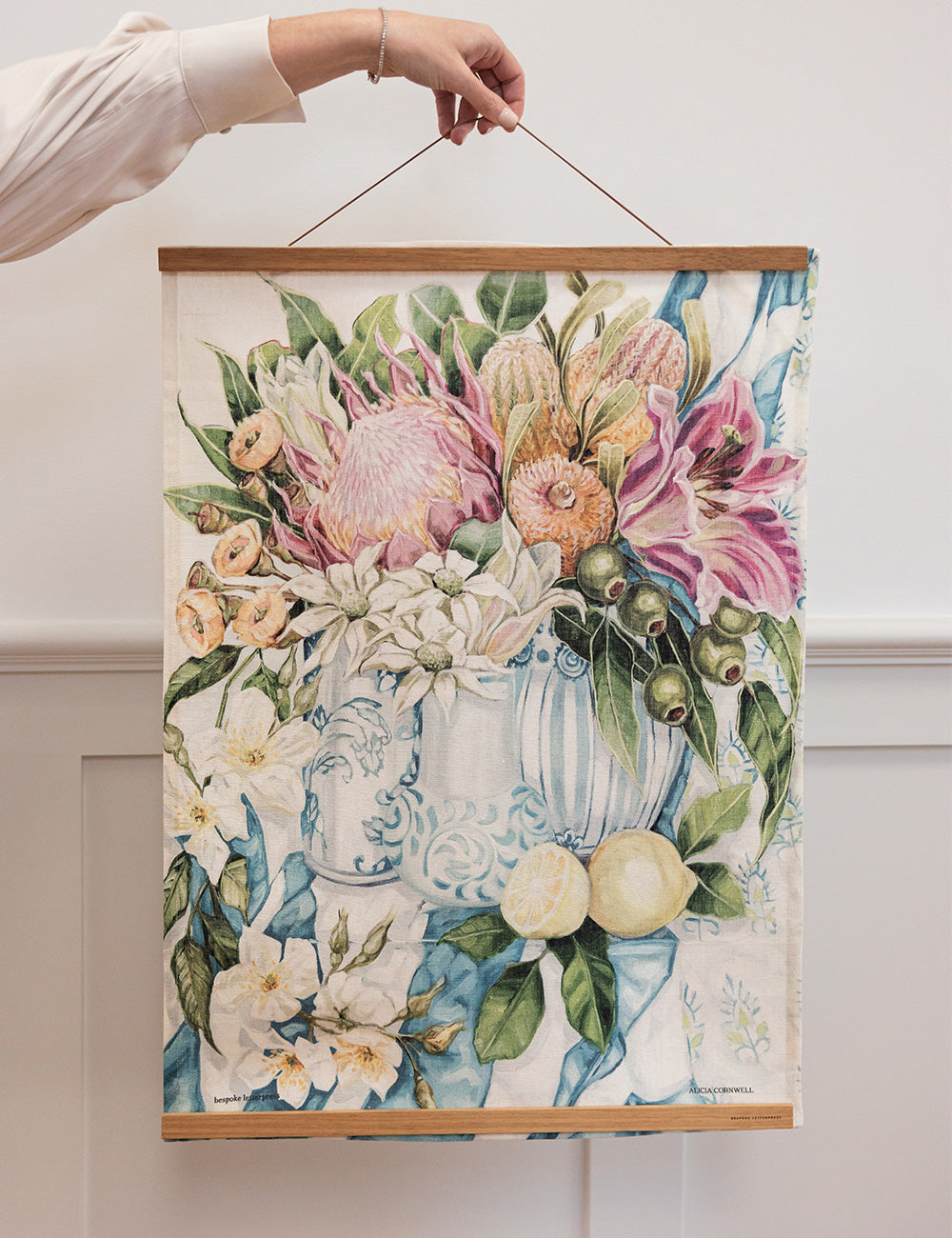 50cm Magnetic Wooden Print Hanger