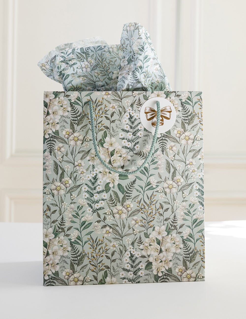 Large Gift Bag - Ivory Garden