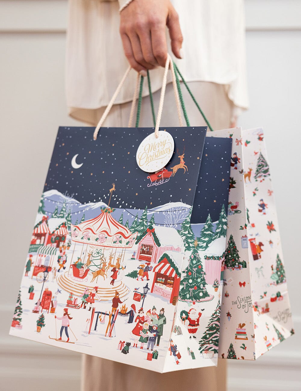 Large Gift Bag - Christmas Market