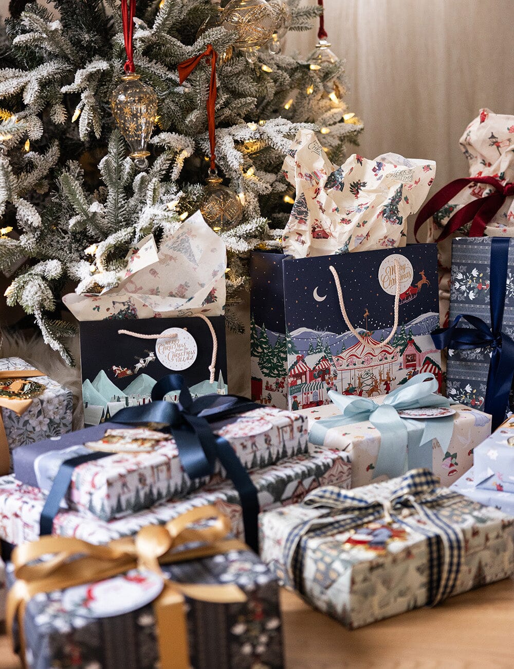 Large Gift Bag - Christmas Market