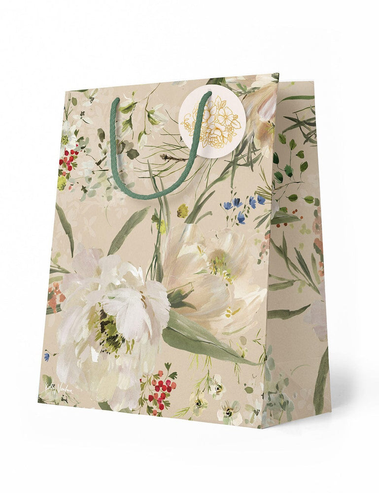 Medium Gift Bag - Summer Peonies