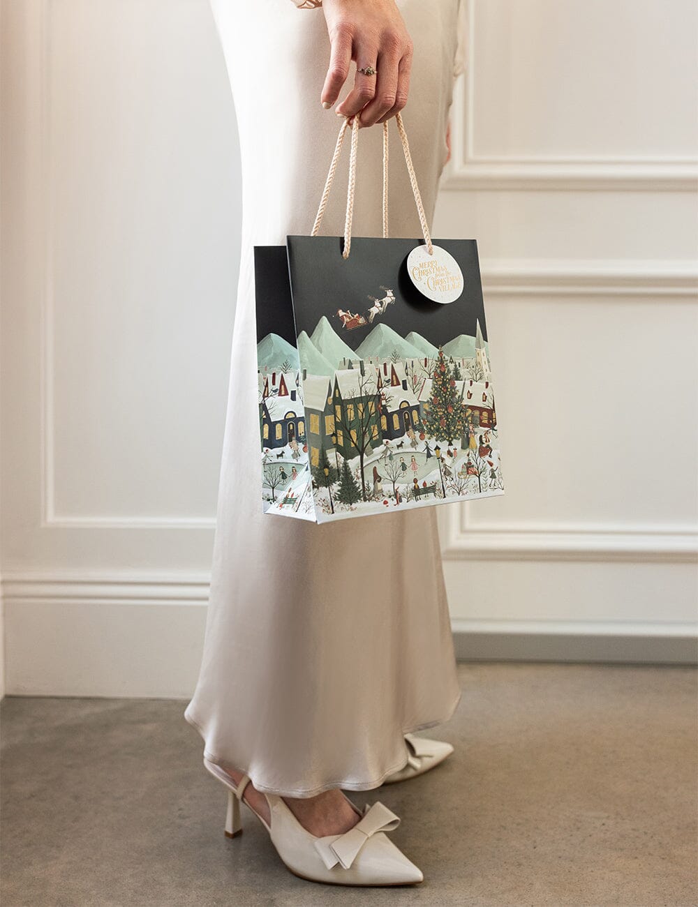 Medium Gift Bag - The Christmas Village