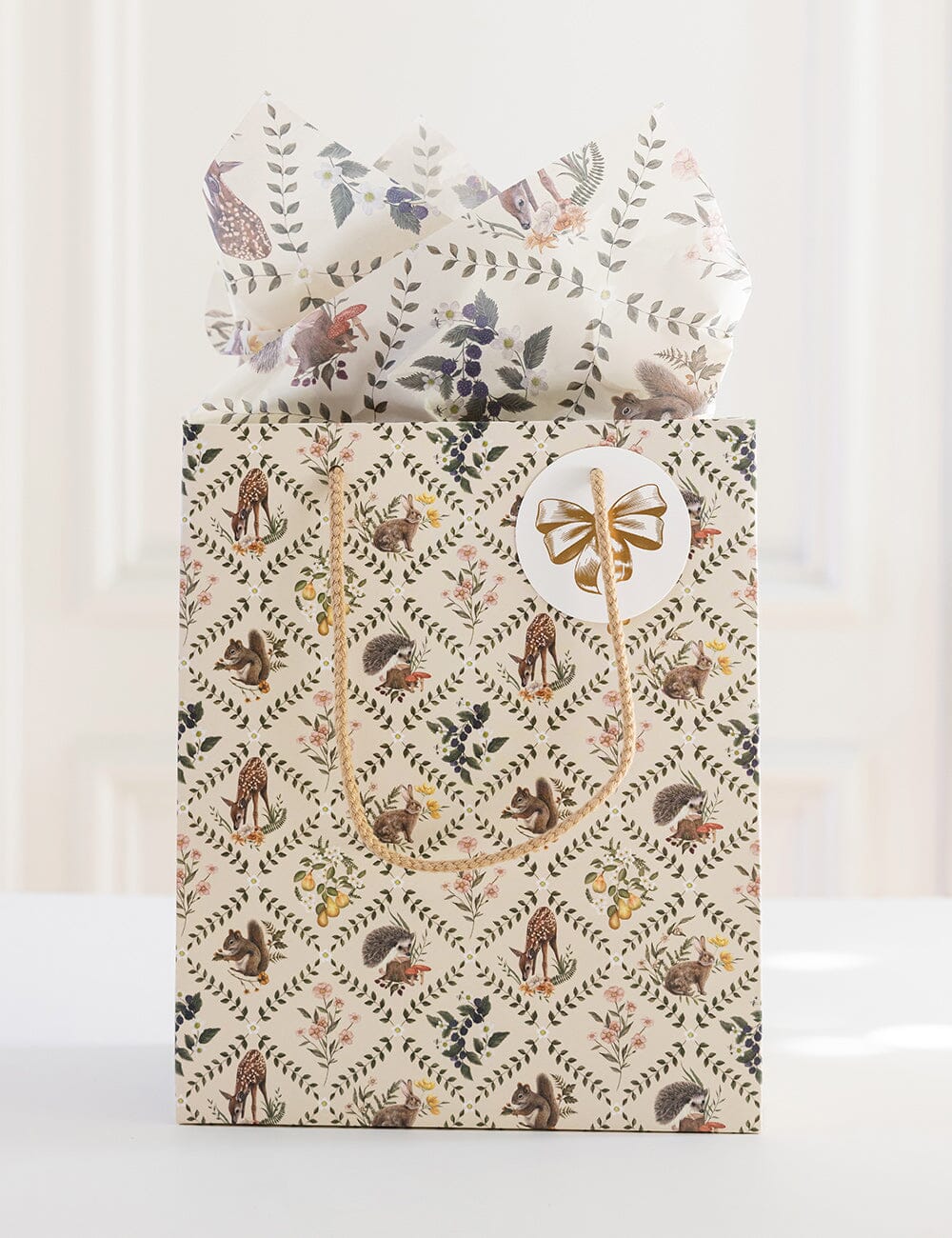 Medium Gift Bag - Wildflower Trellis
