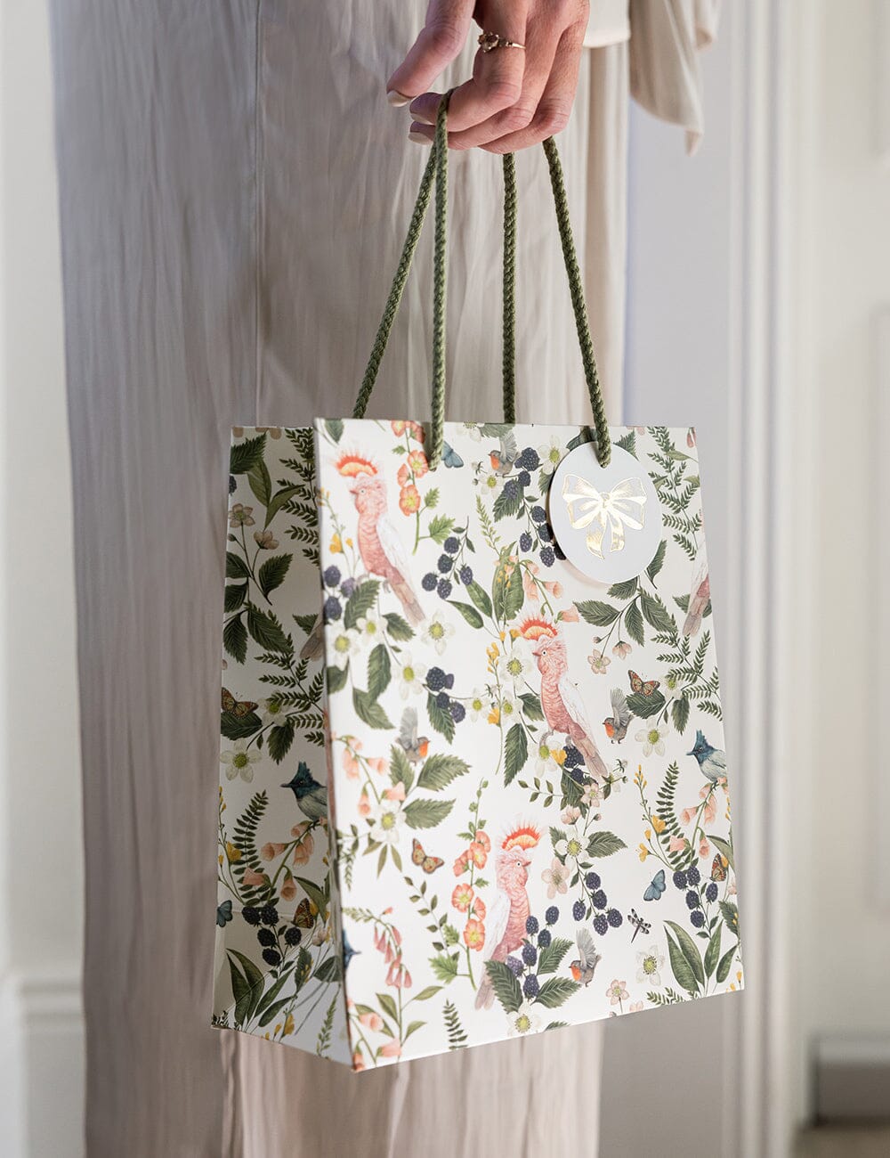 Medium Gift Bag - Cockatoo