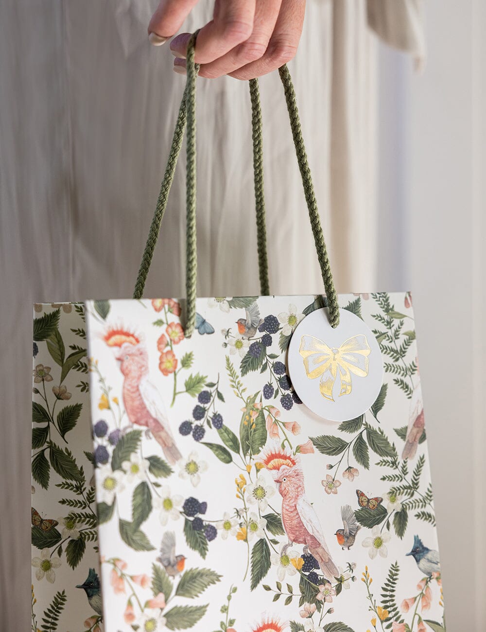 Medium Gift Bag - Cockatoo