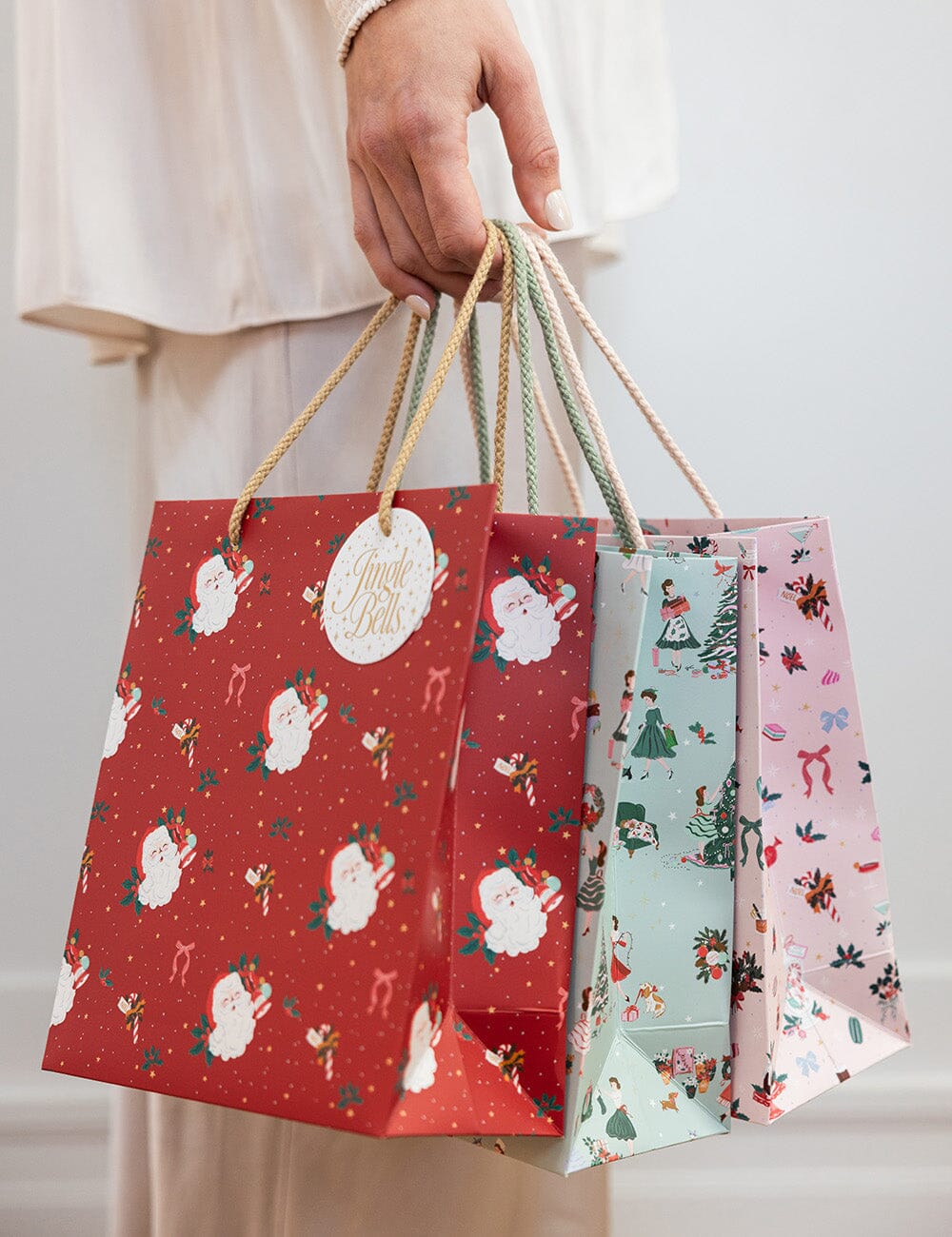 Medium Gift Bag - Jingle Bells