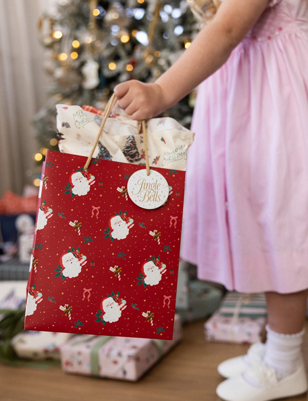 Medium Gift Bag - Jingle Bells