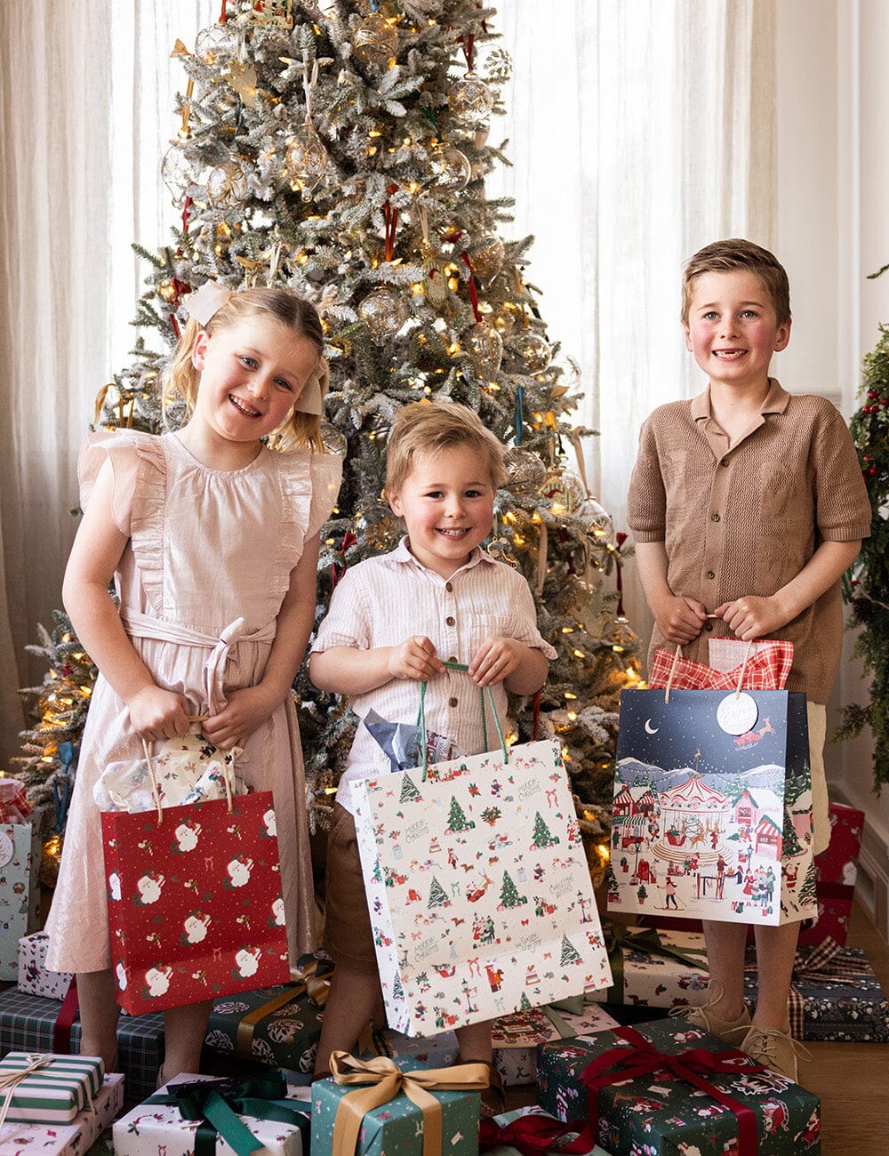 Medium Gift Bag - Jingle Bells