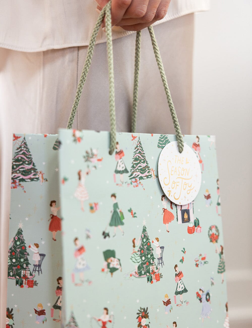 Medium Gift Bag - Christmas Ladies