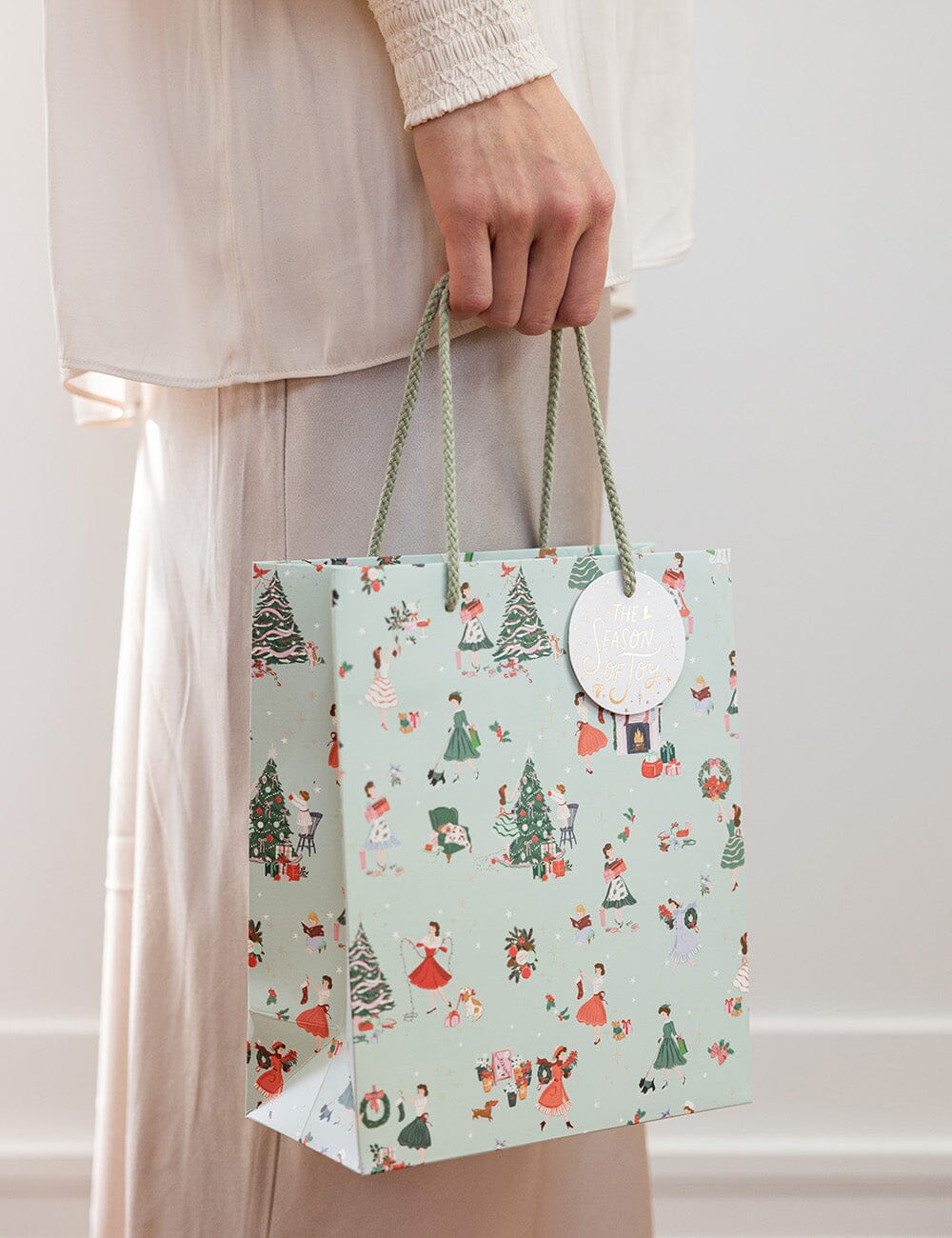 Medium Gift Bag - Christmas Ladies