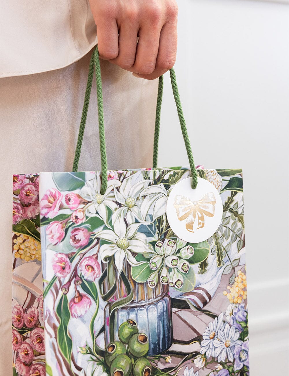 Medium Gift Bag - Bushland Ribbons