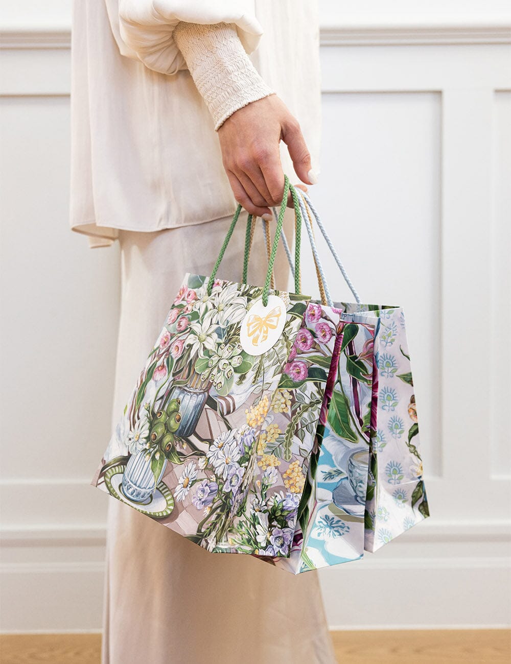 Medium Gift Bag - Bushland Ribbons