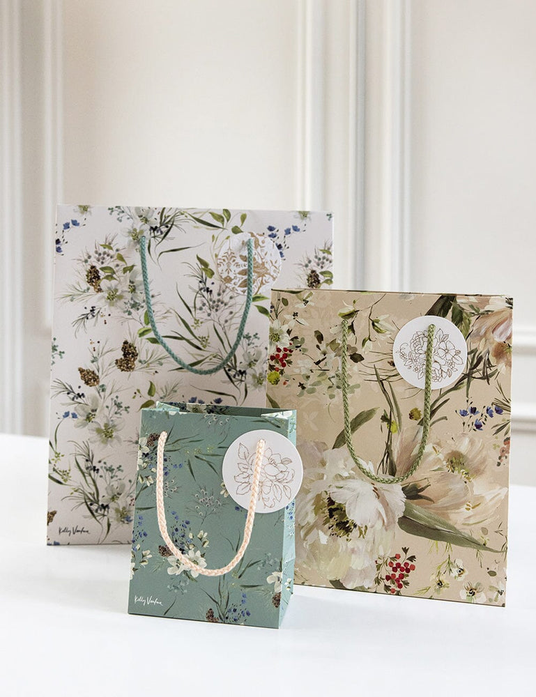 Small Gift Bag - English Garden Bespoke Letterpress 