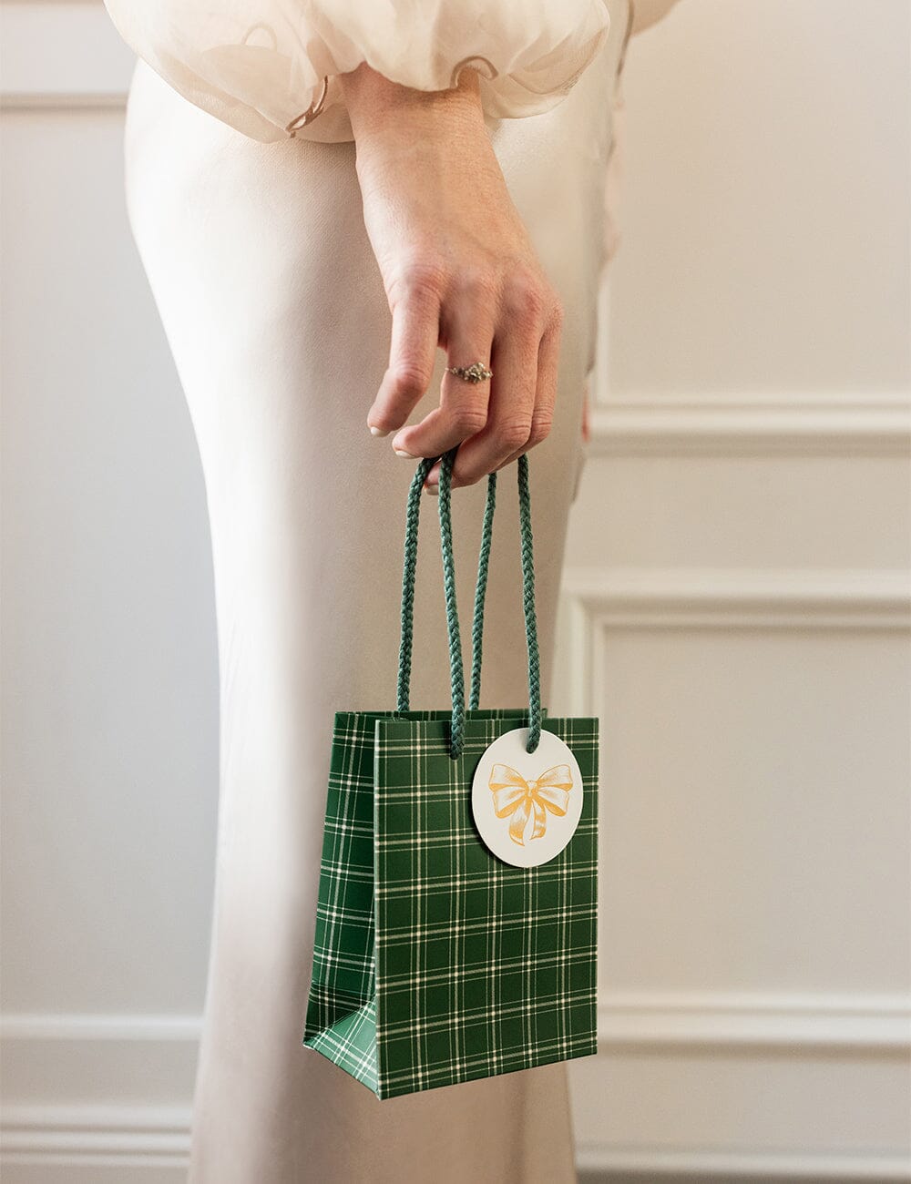 Small Gift Bag - Spruce Tartan