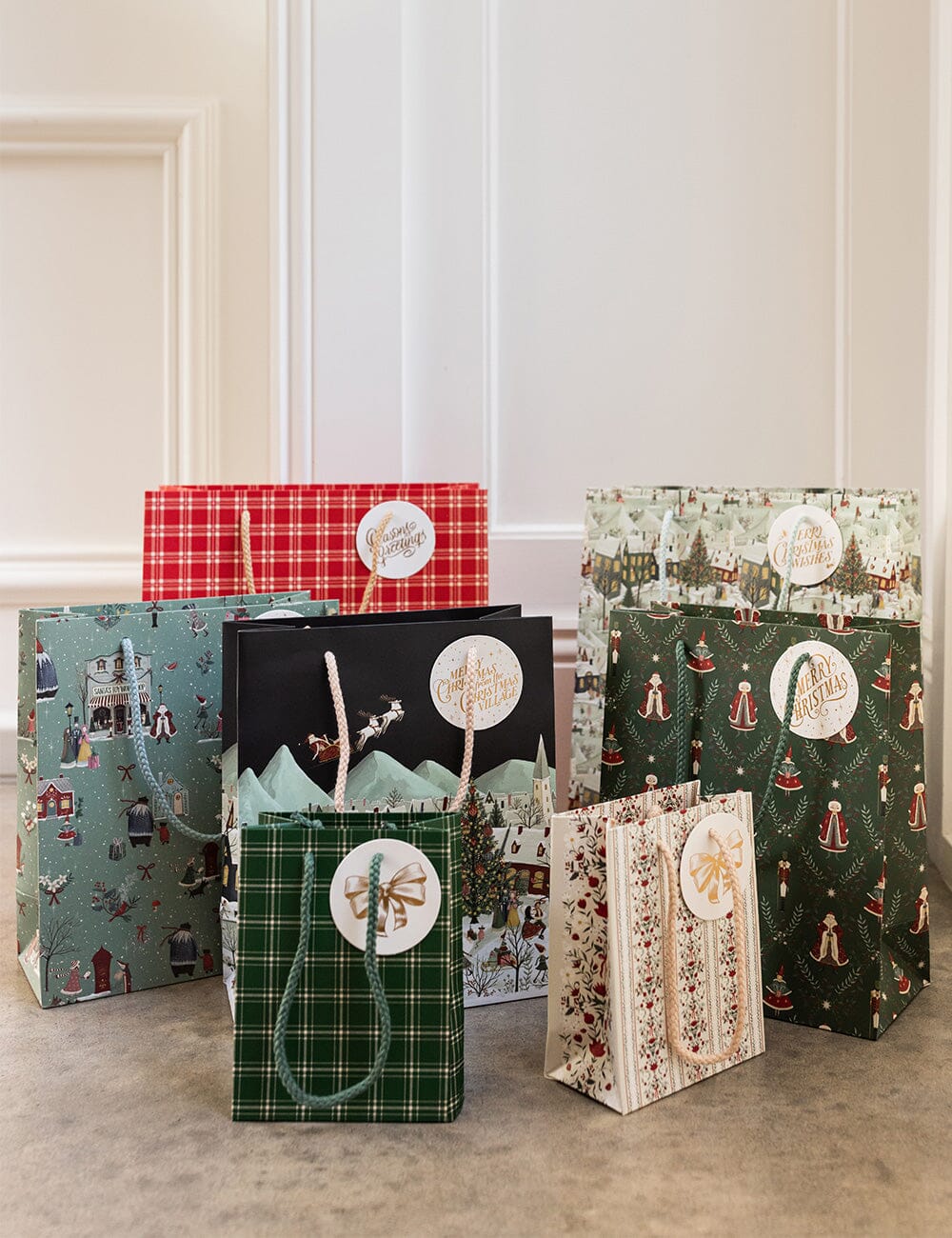 Small Gift Bag - Festive Florals