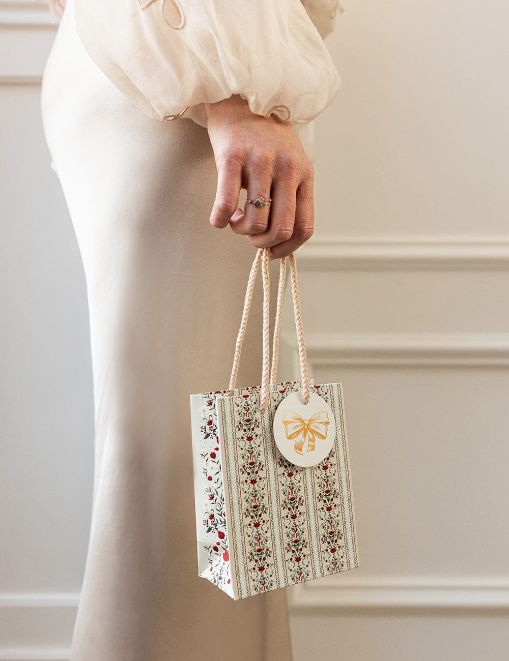 Small Gift Bag - Festive Florals