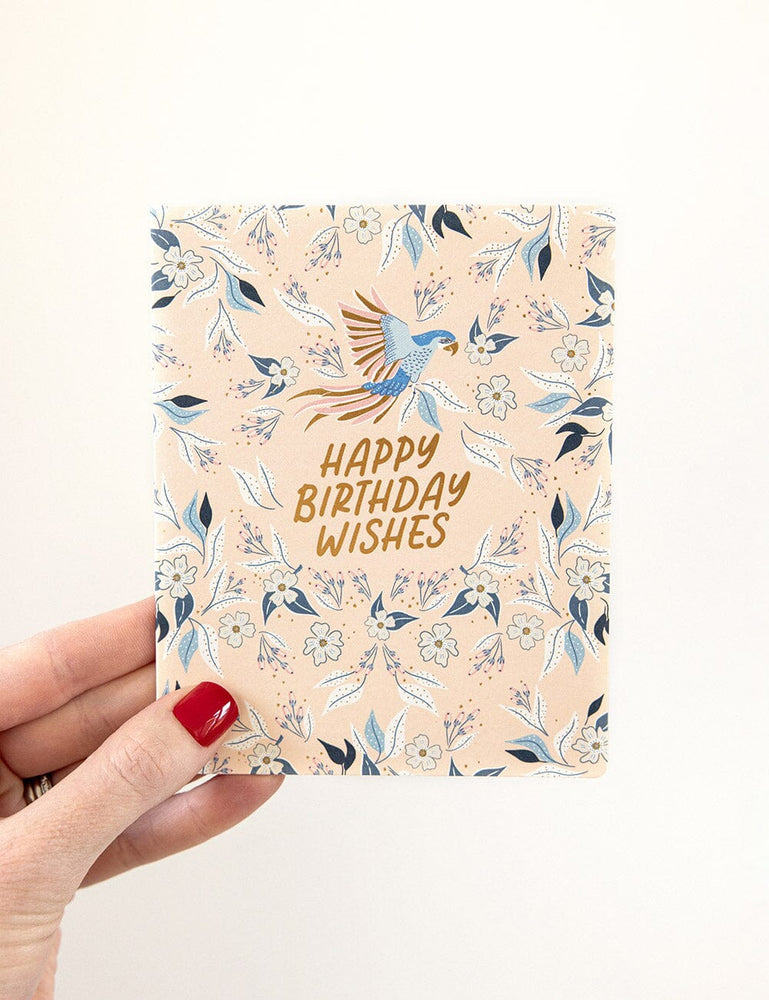6 Pack Birthday Greeting Card Boxset - Parrots Greeting Cards Boxset Bespoke Letterpress 