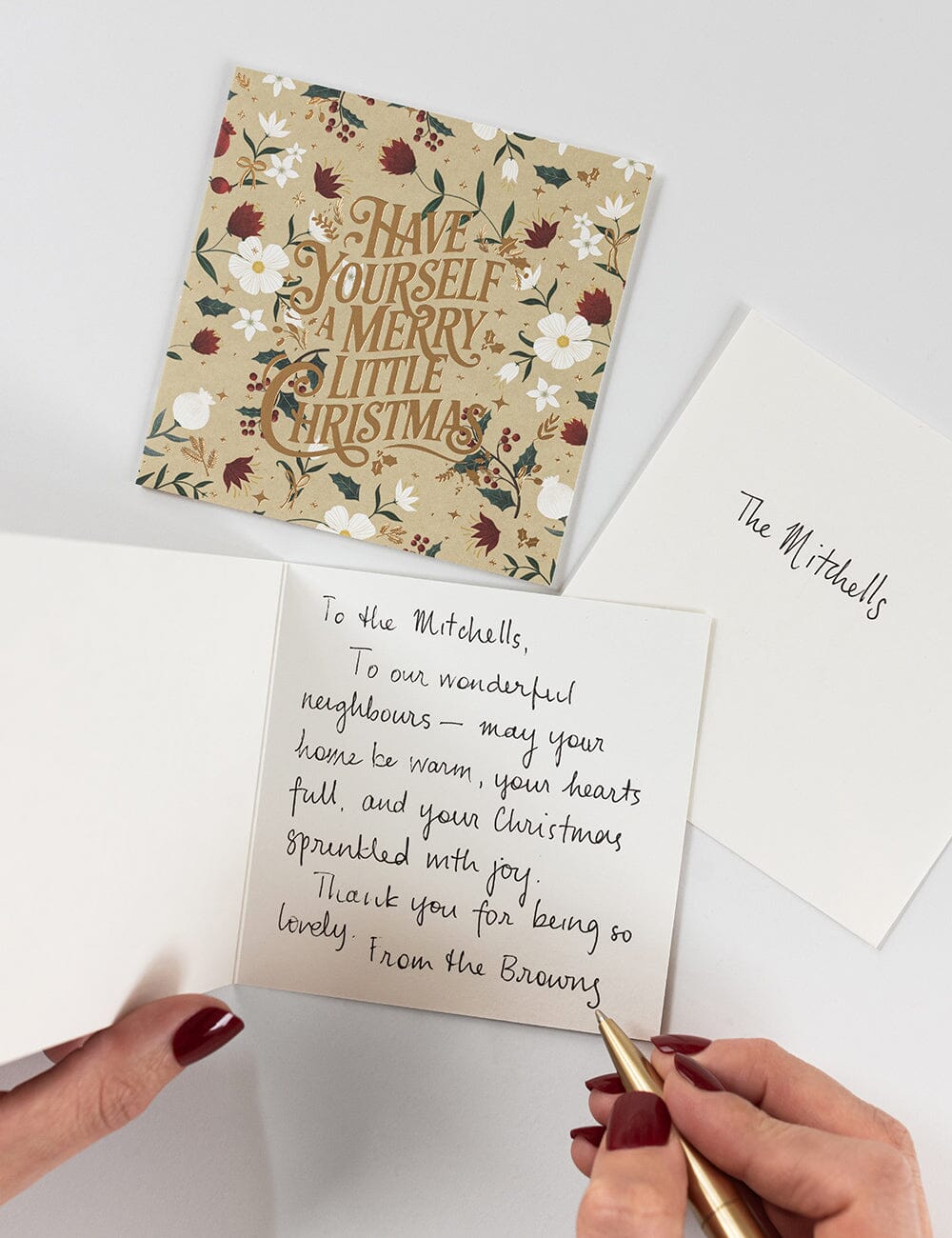 12 Pack Christmas Small Card Boxset - The Christmas Village