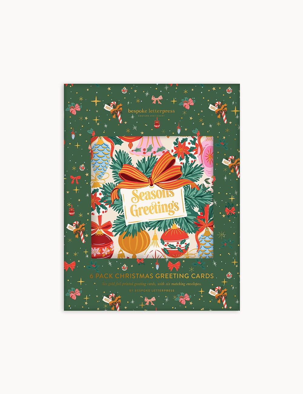 Season of Joy 6pk Card Boxset Greeting Cards Boxset Bespoke Letterpress 