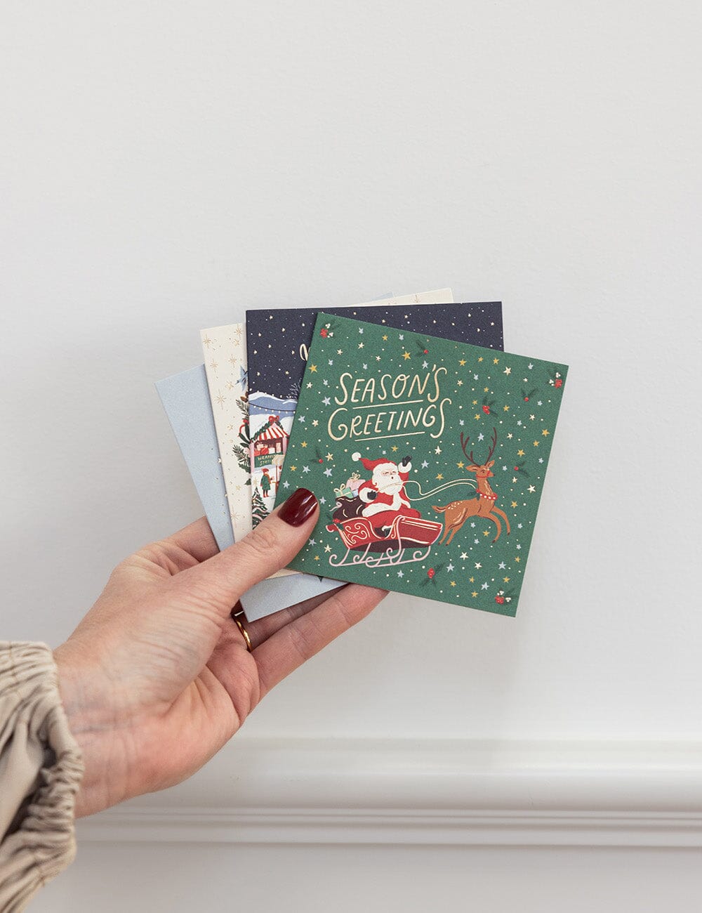 12 Pack Christmas Small Card Boxset - Season of Joy
