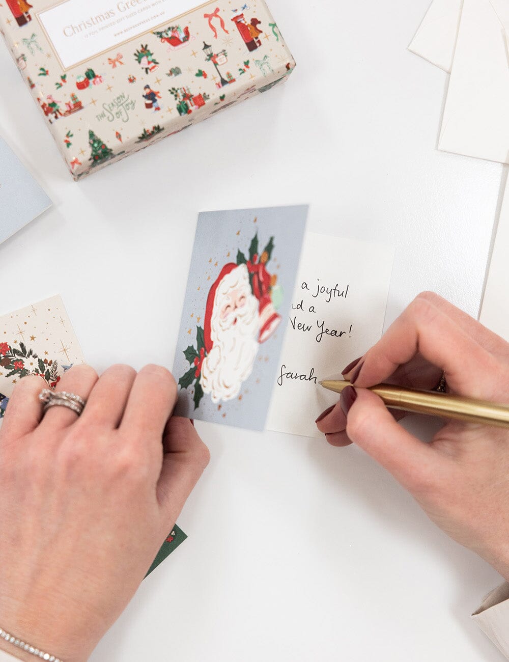 12 Pack Christmas Small Card Boxset - Season of Joy