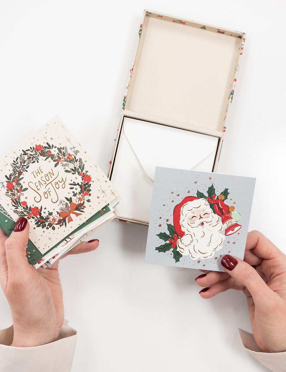 12 Pack Christmas Small Card Boxset - Season of Joy