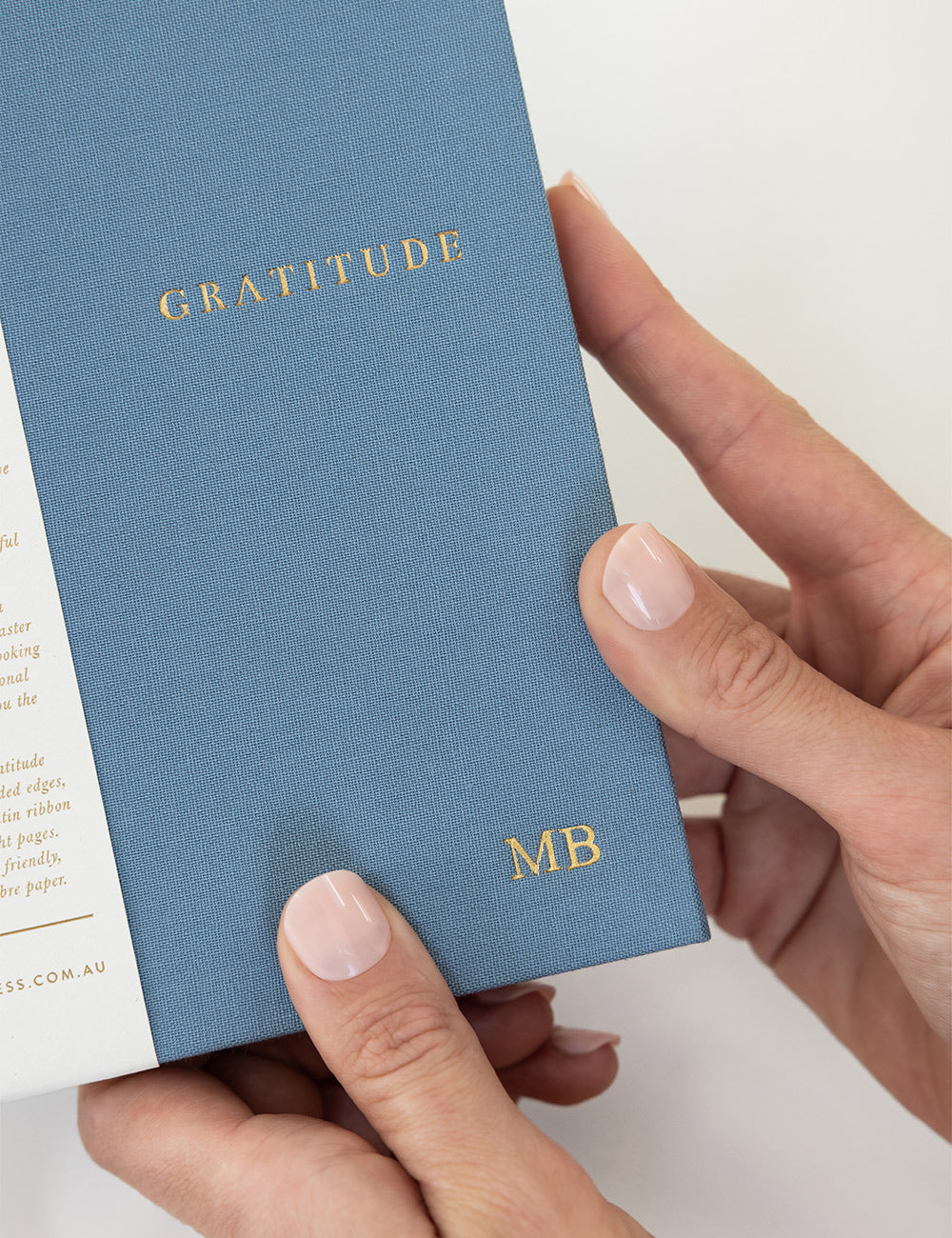 Gratitude Journal | Cove Blue | Bespoke Letterpress