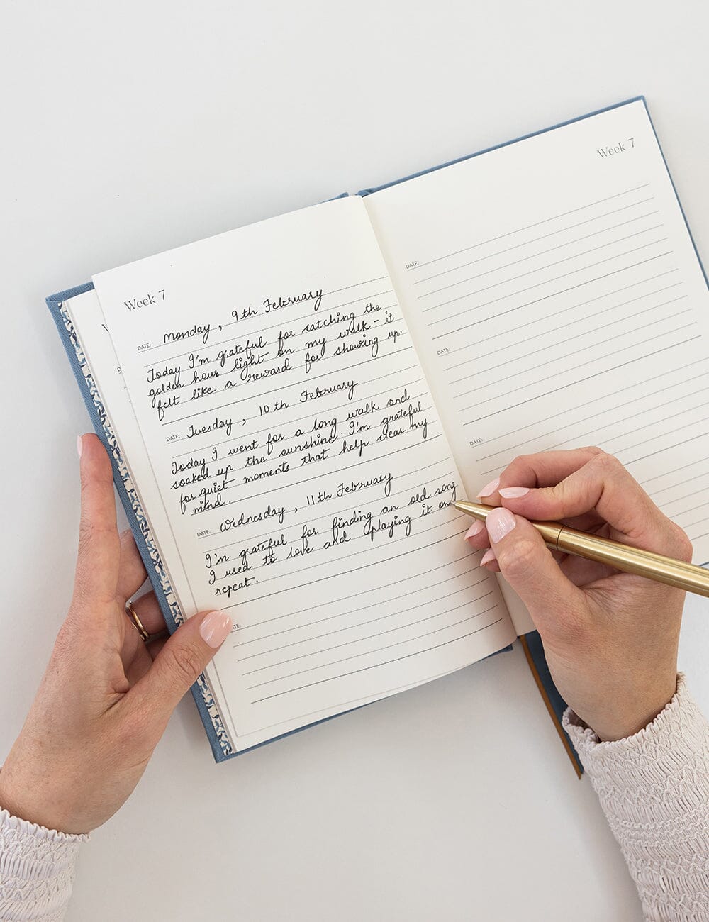 Gratitude Journal - Cove Blue