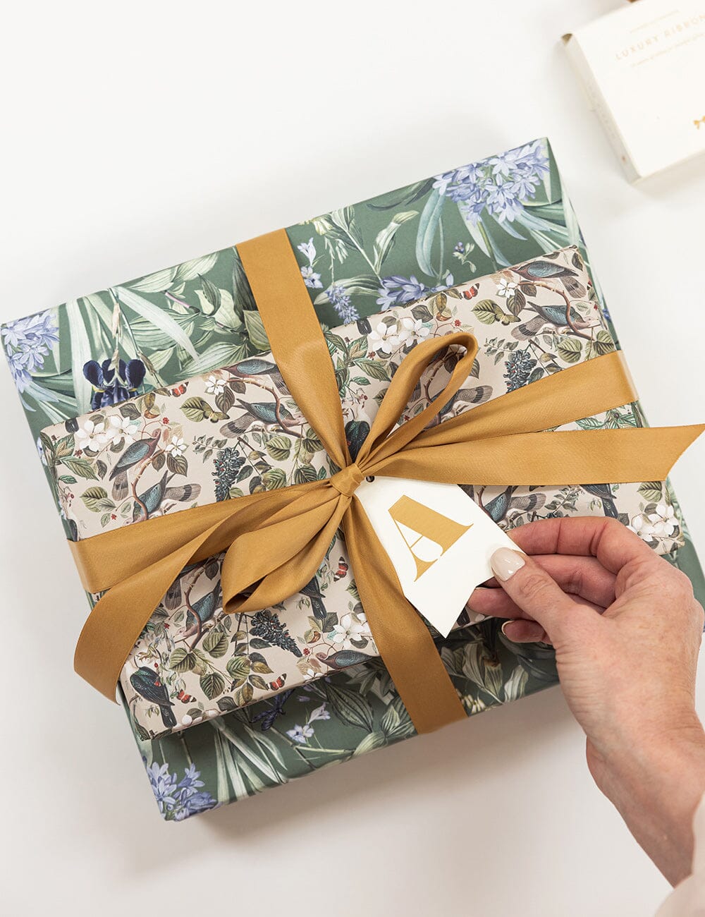 A - Alphabet Gift Tag