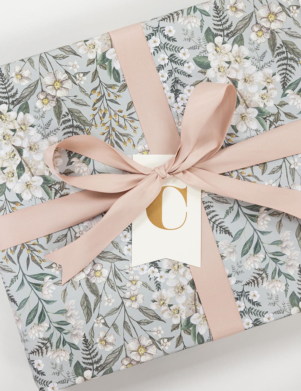 C - Single Alphabet Gift Tag Gift Tags Bespoke Letterpress 