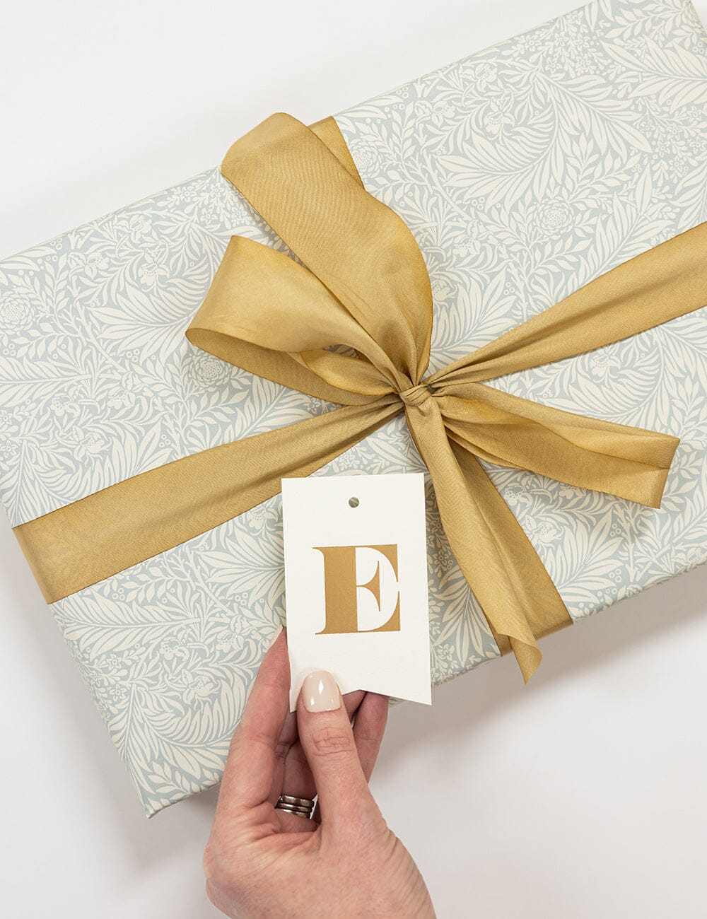E - Alphabet Gift Tag