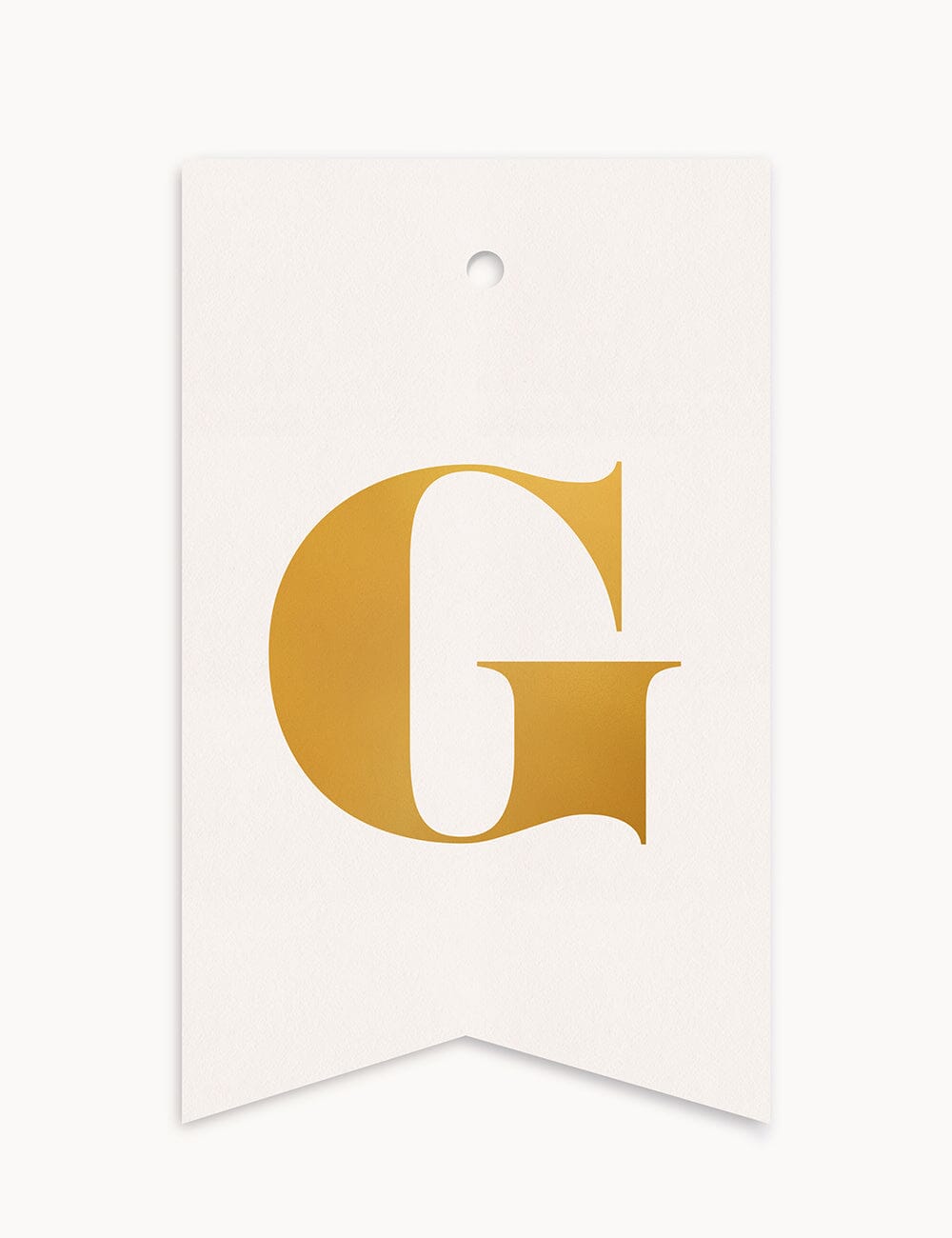 G - Alphabet Gift Tag