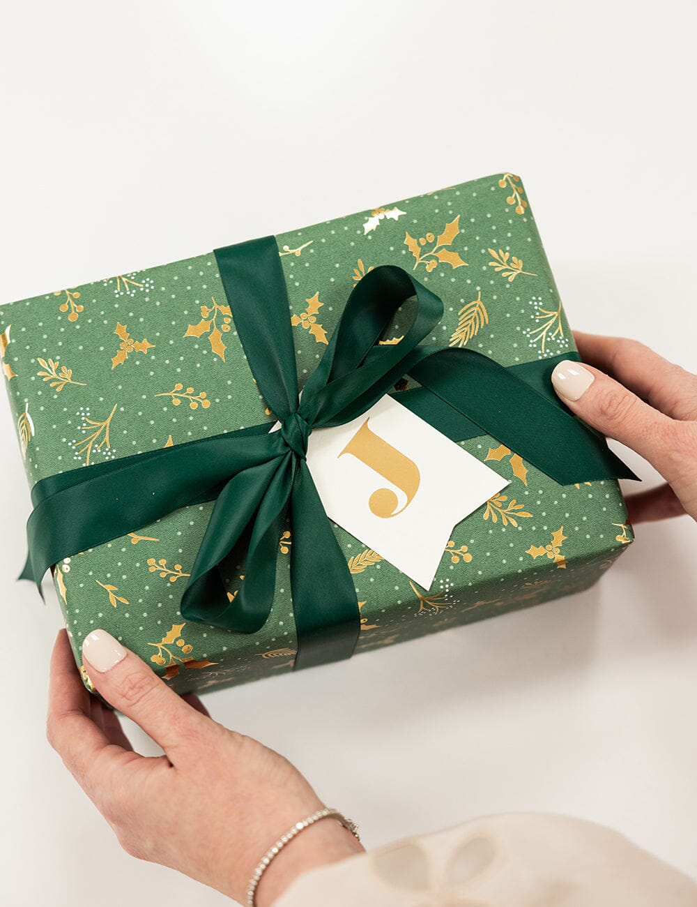 J - Alphabet Gift Tag