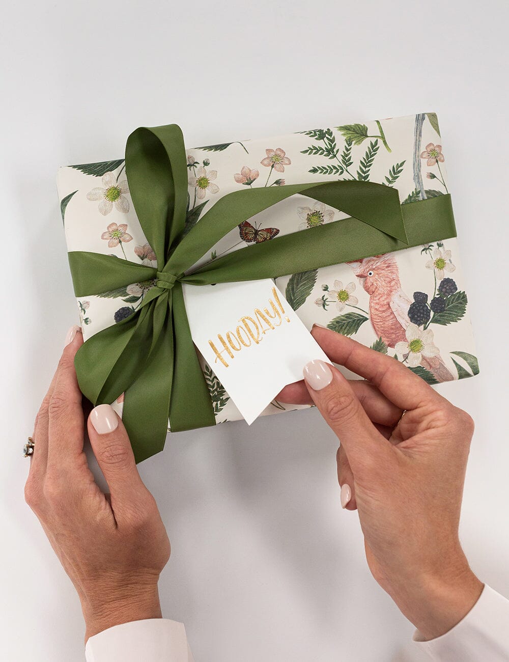 Hooray - Single Tag Gift Tags Bespoke Letterpress 