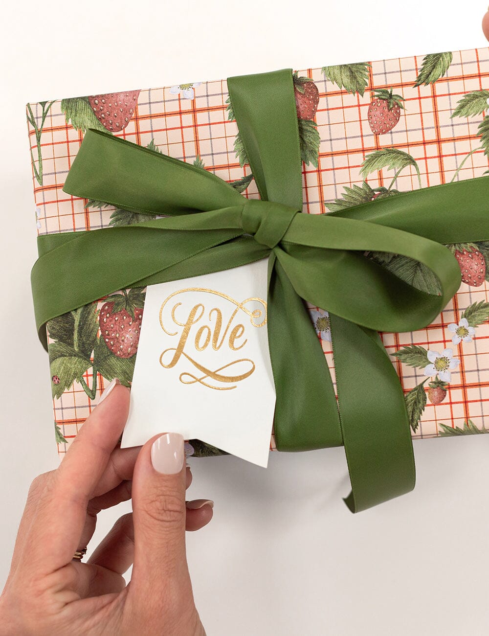 Love - Single Tag Gift Tags Bespoke Letterpress 