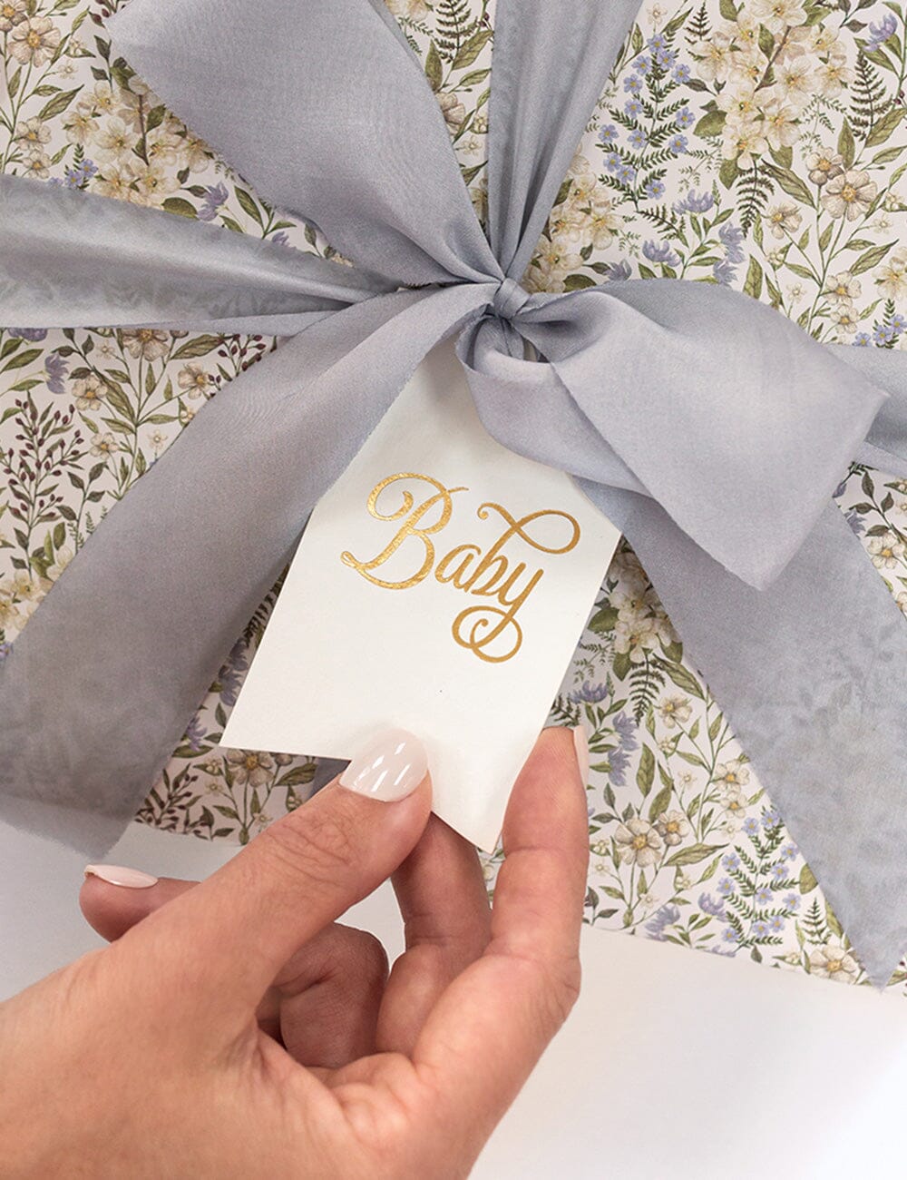 Baby - Single Tag Gift Tags Bespoke Letterpress 