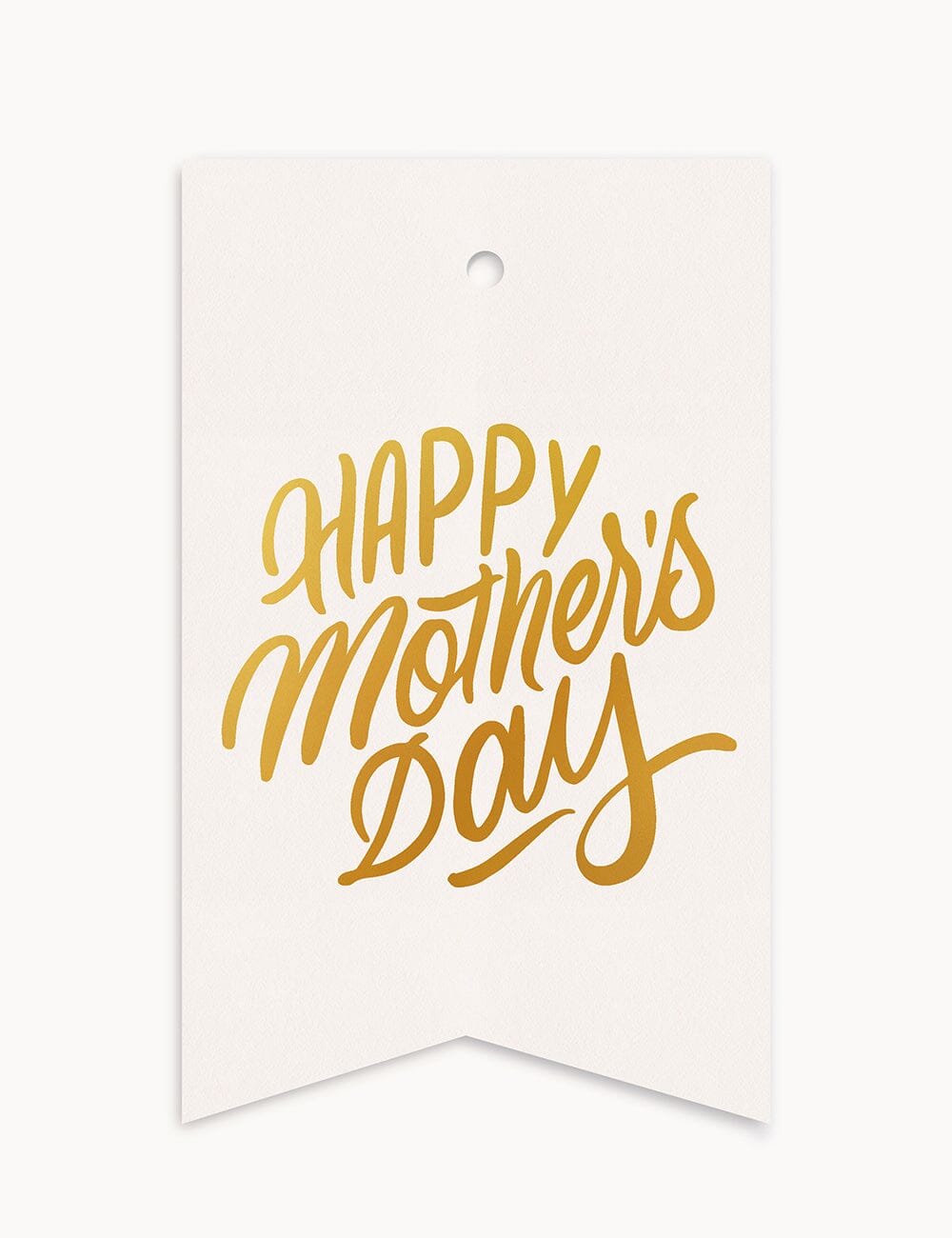 Happy Mother's Day - Single Tag Gift Tags Bespoke Letterpress 